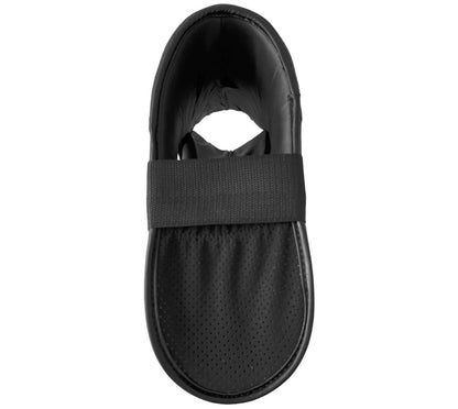Protège-pieds noir avec poche pour les orteils - Karaté, Taekwondo, Kickboxing - Protections pour arts martiaux