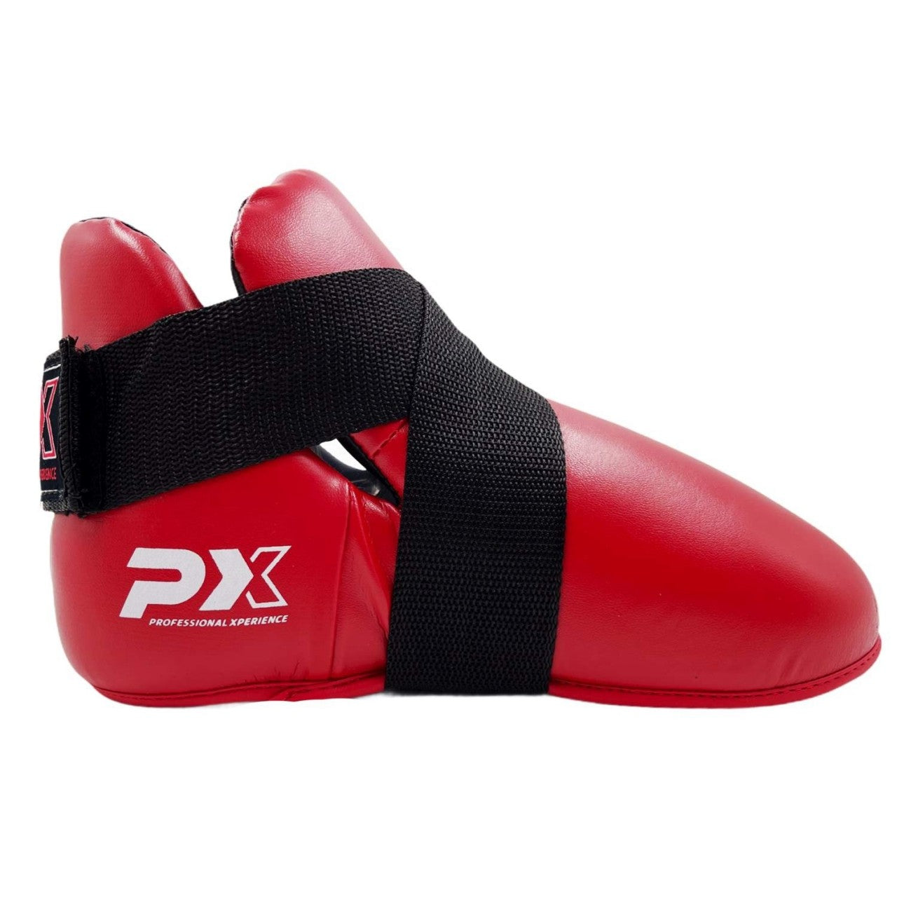 Protège-pieds PX en cuir synthétique bleu - Protections pour karaté, taekwondo, kickboxing - Arts martiaux