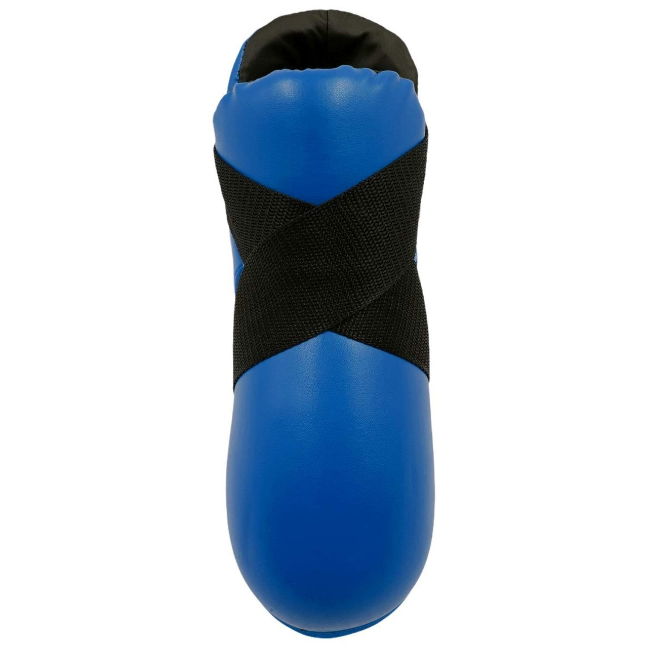 Protège-pieds PX en cuir synthétique bleu - Protections pour karaté, taekwondo, kickboxing - Arts martiaux