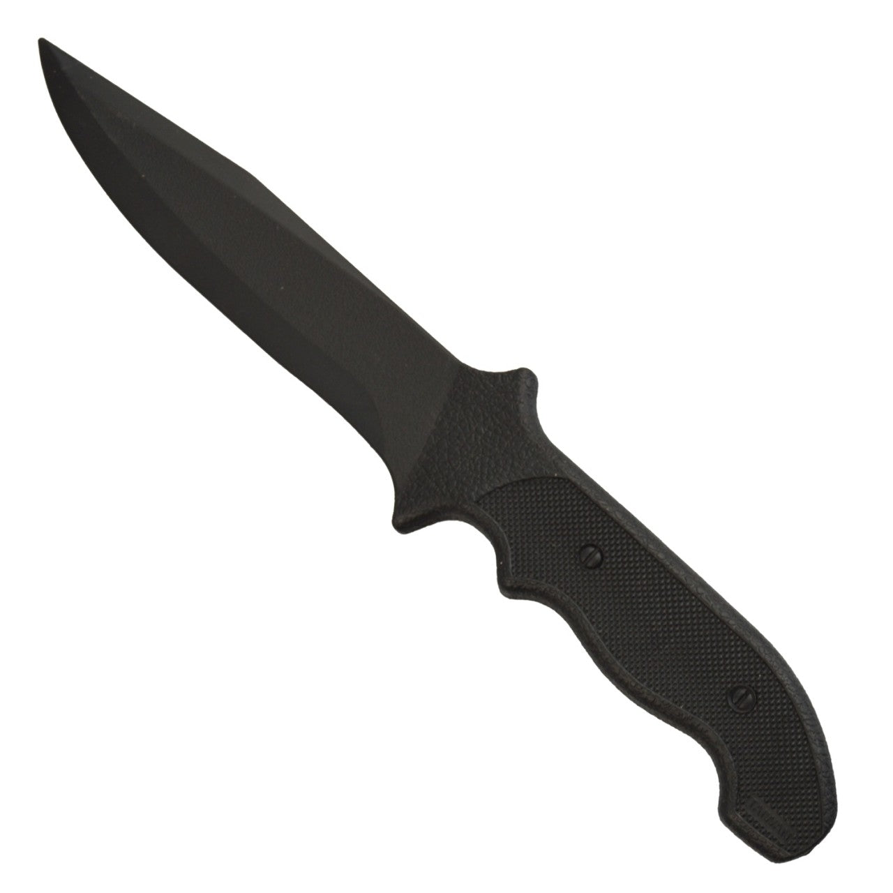 Couteau en caoutchouc EXPERT noir, arme d'entraînement 29 cm en plastique