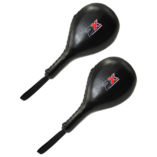 Paire de pagaies de frappe PX - Pour entraînement de boxe - Noir