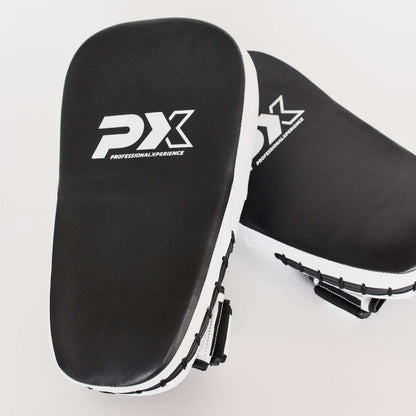 PX Pratzen extra lang - Leder schwarz-weiß Handpratzen (Paar)