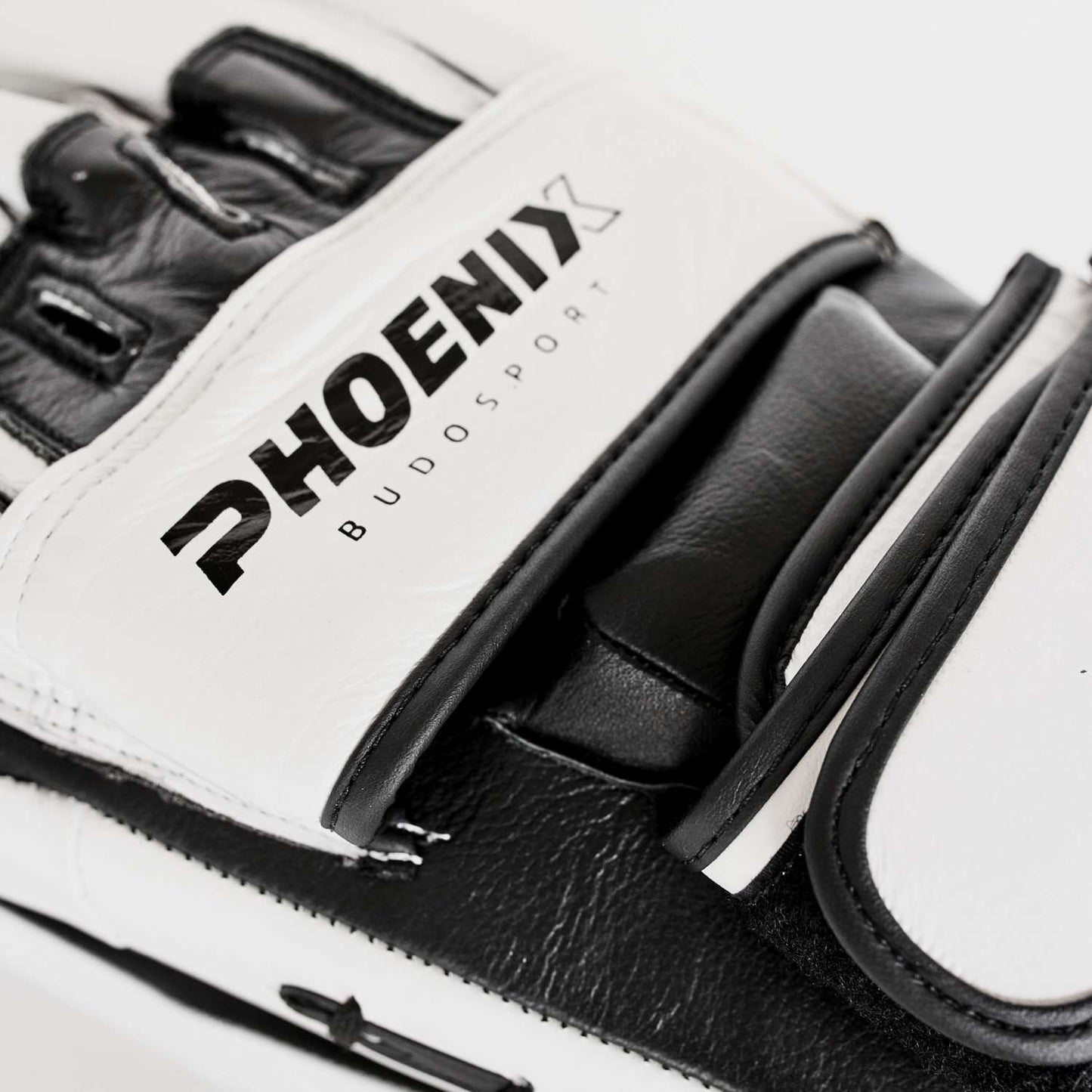 PX Pratzen extra lang - Leder schwarz-weiß Handpratzen (Paar)