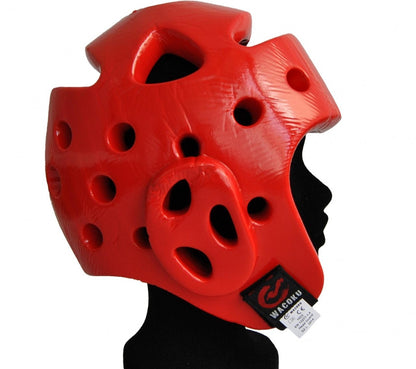 Casque de protection WACOKU Taekwondo WTF bleu rouge - Karaté, Taekwondo, Kickboxing - Protections pour arts martiaux