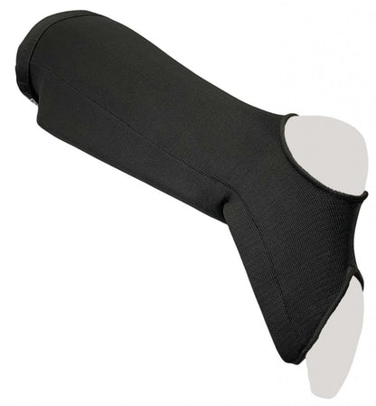 Protège-tibias PX avec velcro noir - Karaté, taekwondo, kickboxing - Protections pour arts martiaux
