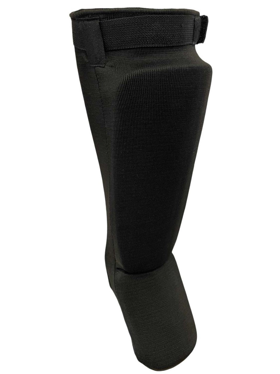 Protège-tibias PX avec velcro noir - Karaté, taekwondo, kickboxing - Protections pour arts martiaux