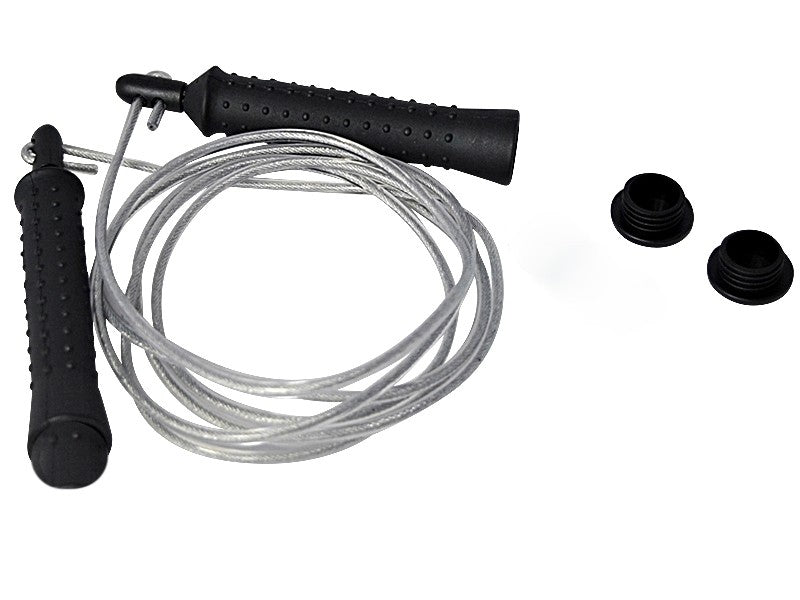 Corde à sauter avec câble en acier revêtu