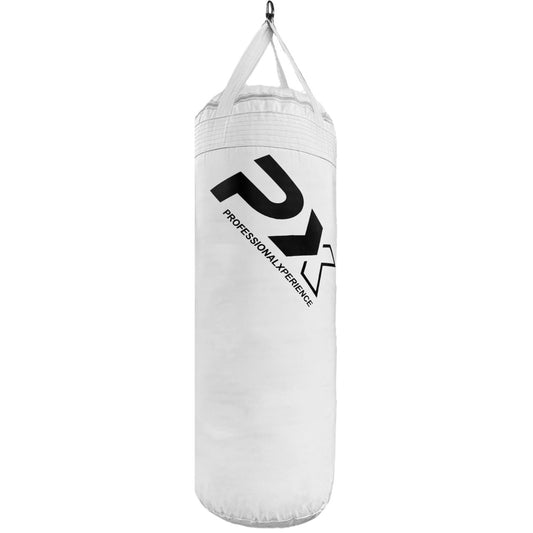 Sac de frappe PX EXTRA, environ 130 x 50 cm, rempli, blanc