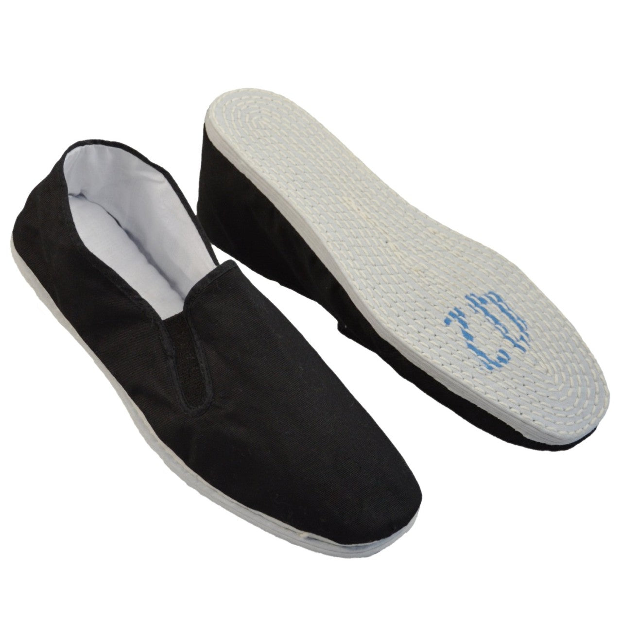 Tai Chi Schuhe Essential schwarz mit Stoffsohle
