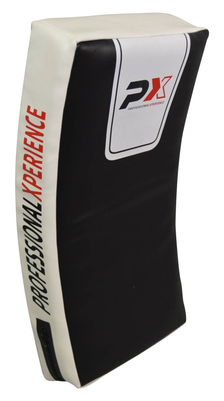 Tapis de frappe PX PROTECH HQ - 75 x 35 x 15 cm - Rembourrage en mousse gel - Cuir synthétique noir et blanc