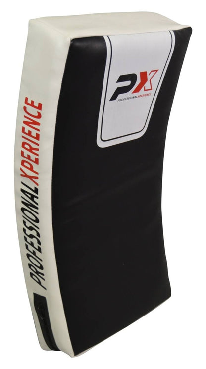 Tapis de frappe PX PROTECH HQ - 75 x 35 x 15 cm - Rembourrage en mousse gel - Cuir synthétique noir et blanc