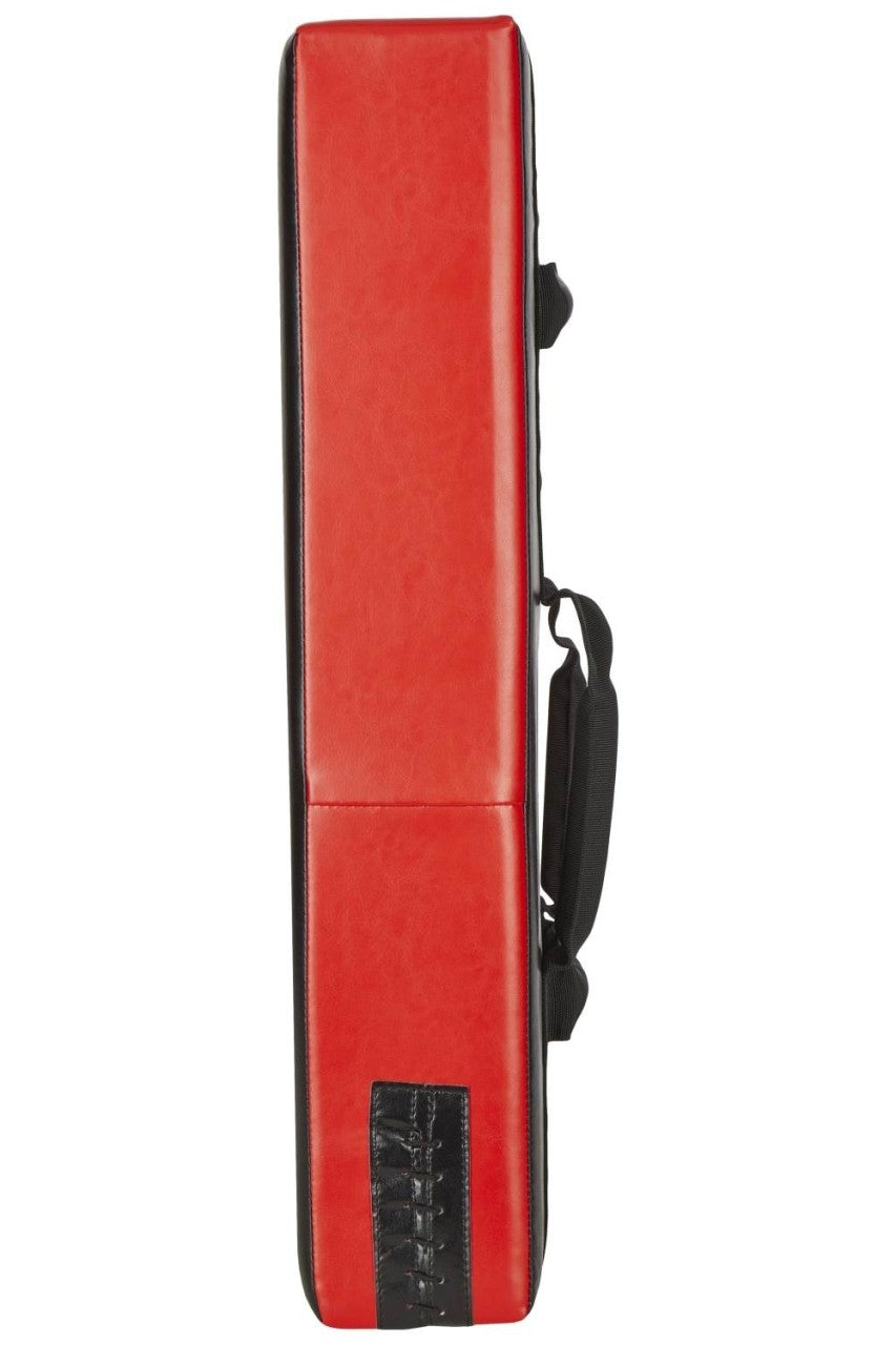 PX Strike Pad - Avec 4 poignées - 75 x 35 x 15 cm - Cuir synthétique rouge-noir - Coussin léger et robuste