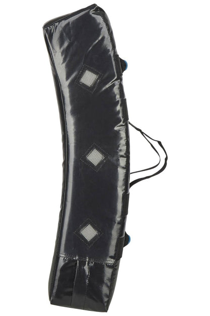 Tapis de frappe incurvé PX Pro - Avec 4 poignées - 75 x 35 x 18 cm - Cuir synthétique noir
