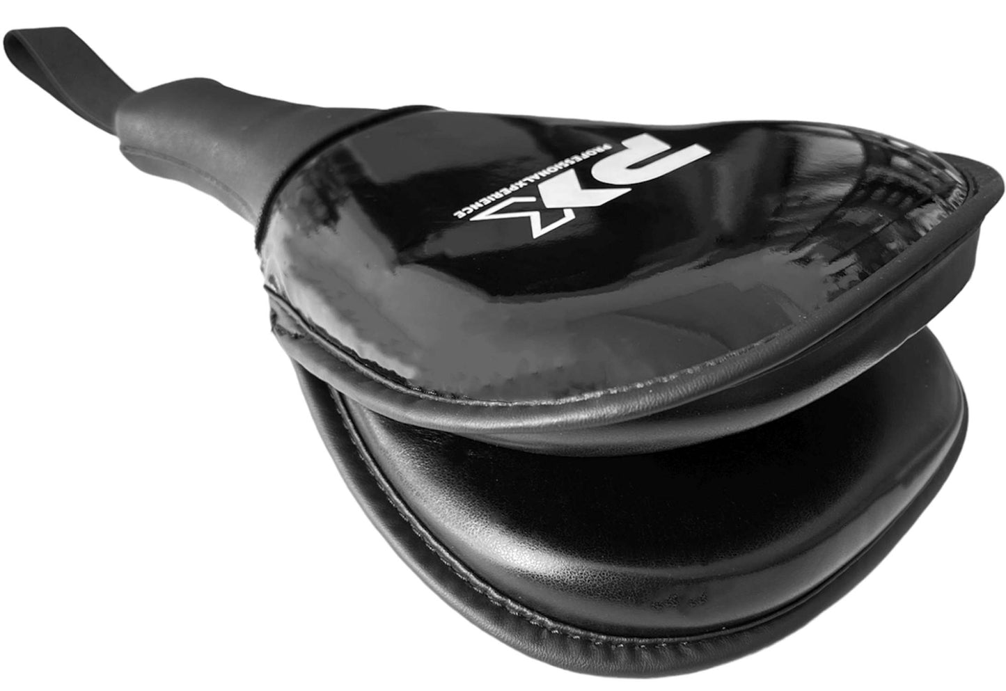 PX Taekwondo Mitt Power - Protège-main avec boucle - Double mitaine noire
