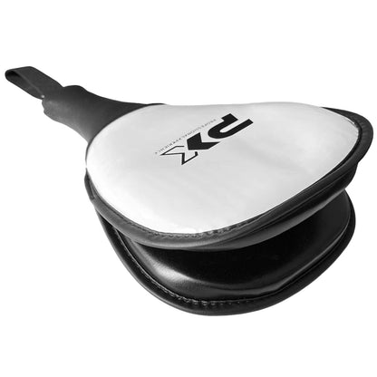 PX Taekwondo Mitt Power - Protège-main avec boucle - Double mitaine blanche