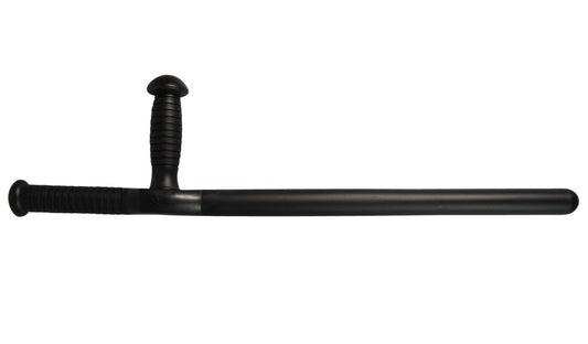Police Tonfa en plastique dur simple noir
