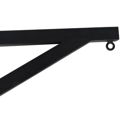 Support mural pour sac de frappe PX, 81 x 41 cm, noir - extra stable et durable