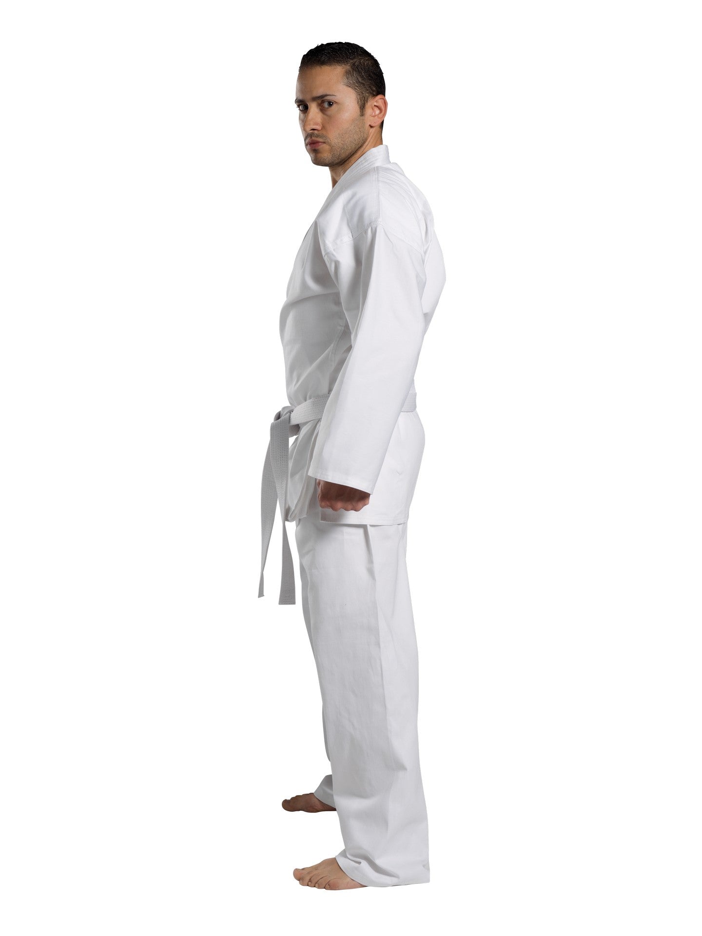 Uniforme de karaté traditionnel KWON (R) - blanc 8 oz - Ceinture incluse