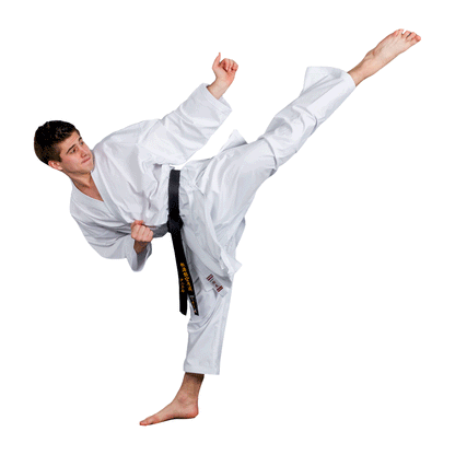 Tenue de karaté KAITEN Kumite New Dynamic - Karaté Gi blanc 8 oz - Pantalon avec ceinture élastique