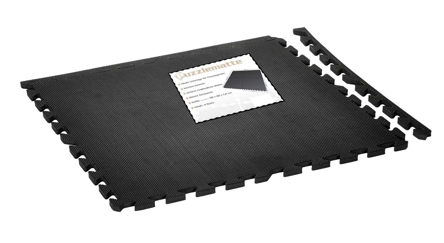 Lot de 4 tapis puzzle 1,20 x 1,20 mètres, tapis de sol fitness