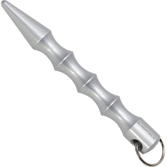 BlackField Kubotan métal argenté 14 cm