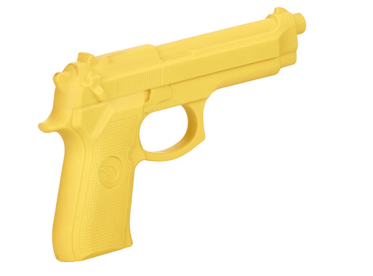 Pistolet d'entraînement réaliste en caoutchouc SV jaune 22 cm