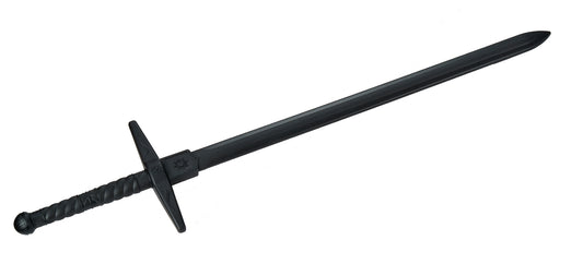 Épée à deux mains 104 cm en plastique PP noir, très robuste
