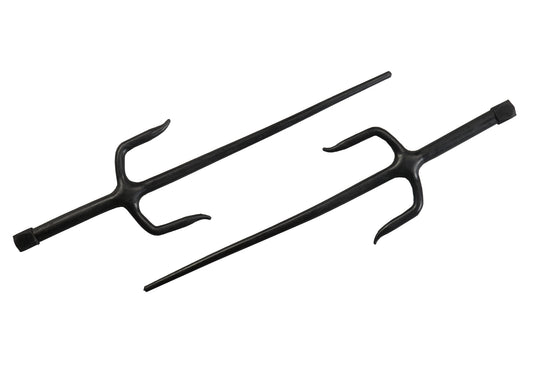 Fourches Sai en caoutchouc 50 cm (paire)