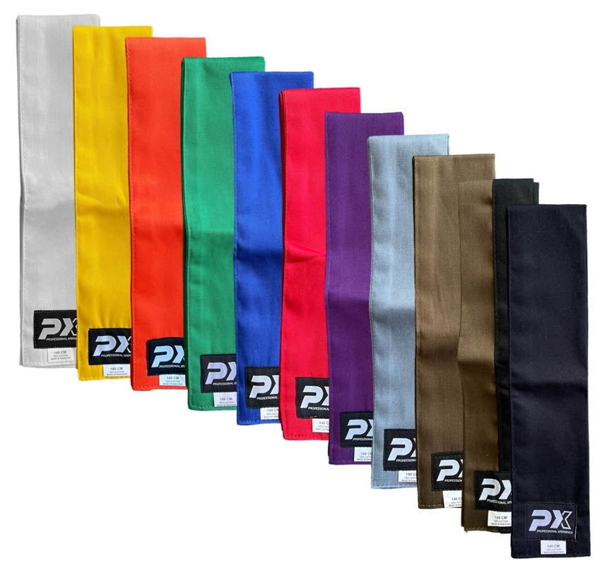 Ceinture de Kung Fu pour enfant - Coton marron - 140 cm, largeur 8 cm - Ceinture WuShu