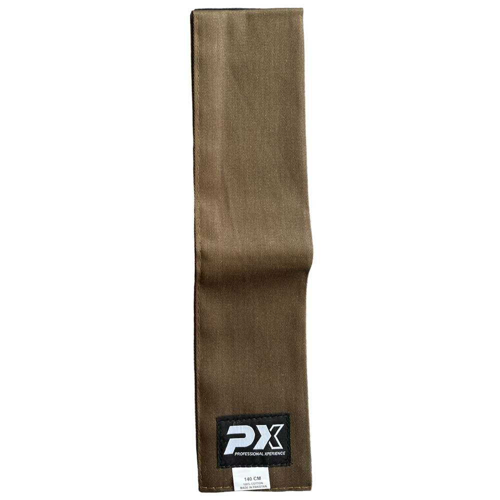 Ceinture de Kung Fu pour enfant - Coton marron - 140 cm, largeur 8 cm - Ceinture WuShu