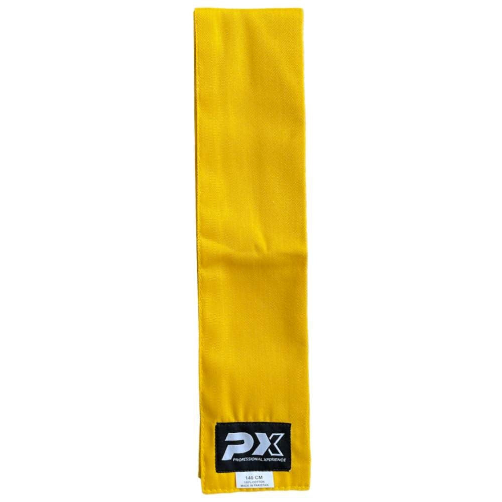 Ceinture de Kung Fu pour enfant - Coton jaune - 140 cm, largeur 8 cm - Ceinture WuShu