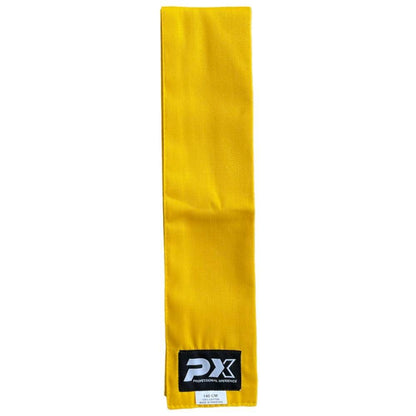 Ceinture de Kung Fu pour enfant - Coton jaune - 140 cm, largeur 8 cm - Ceinture WuShu