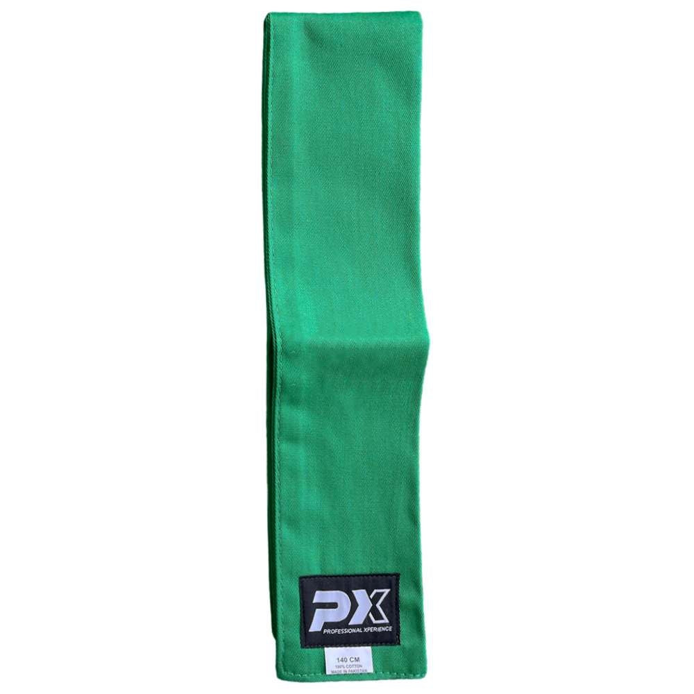 Ceinture de Kung Fu pour enfant - Coton vert - 140 cm, largeur 8 cm - Ceinture WuShu