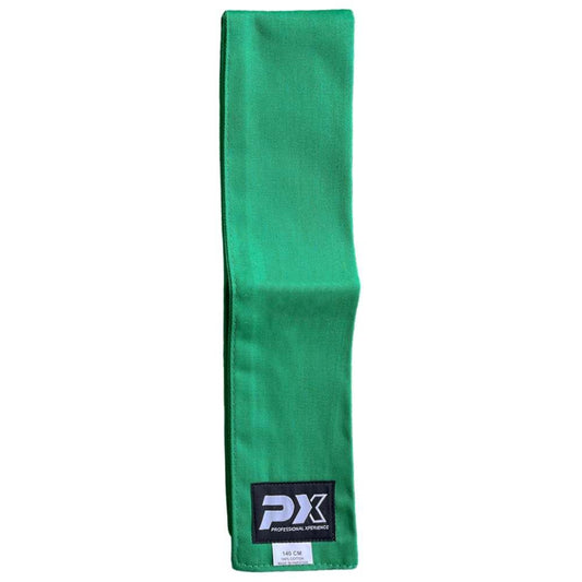 Ceinture de Kung Fu pour enfant - Coton vert - 140 cm, largeur 8 cm - Ceinture WuShu