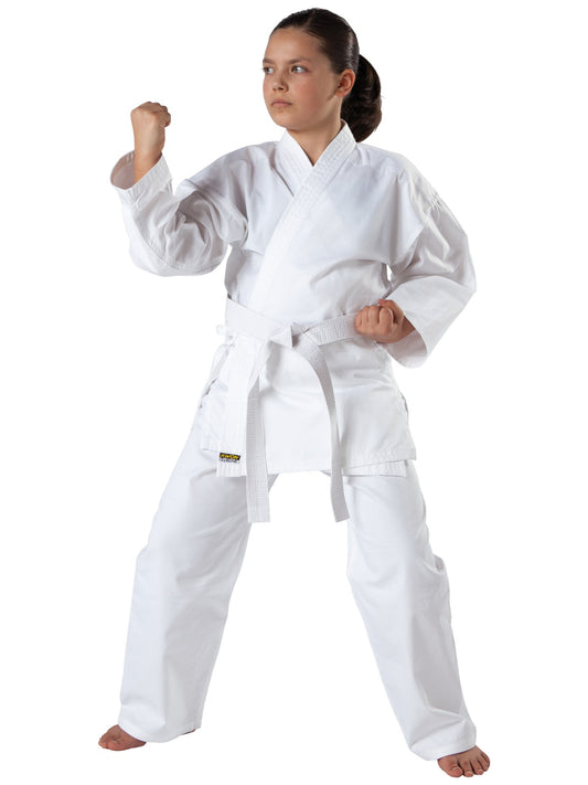 Tenue de karaté Renshu KWON (R) CLUBLINE - blanc 7 oz - Ceinture incluse