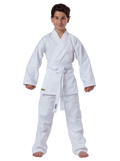 Tenue de karaté Renshu KWON (R) CLUBLINE - blanc 7 oz - Ceinture incluse