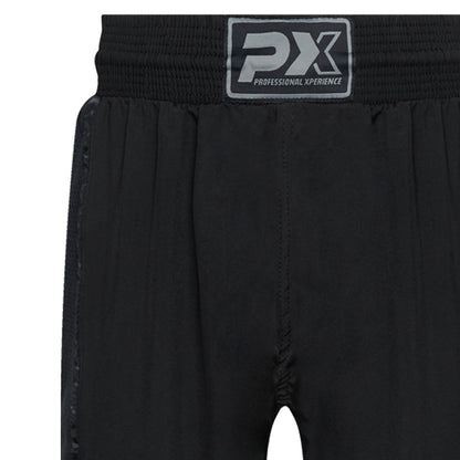 Pantalon de kickboxing PX All Style Legacy - Maille noire - Kickboxing, Pointfighting - Taille 130 à 200 cm