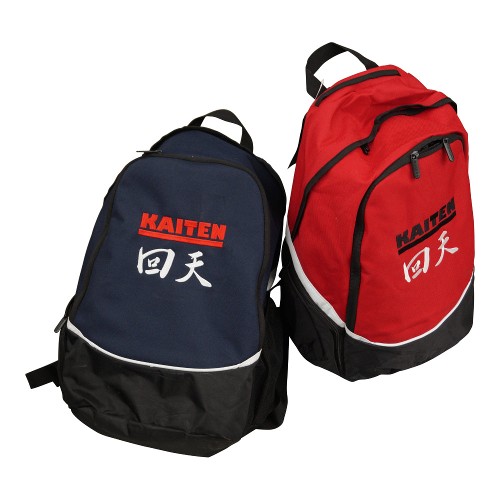 Sac à dos de karaté Kaiten - 17 litres - avec compartiments séparés (rouge, bleu marine, bleu roi, noir)