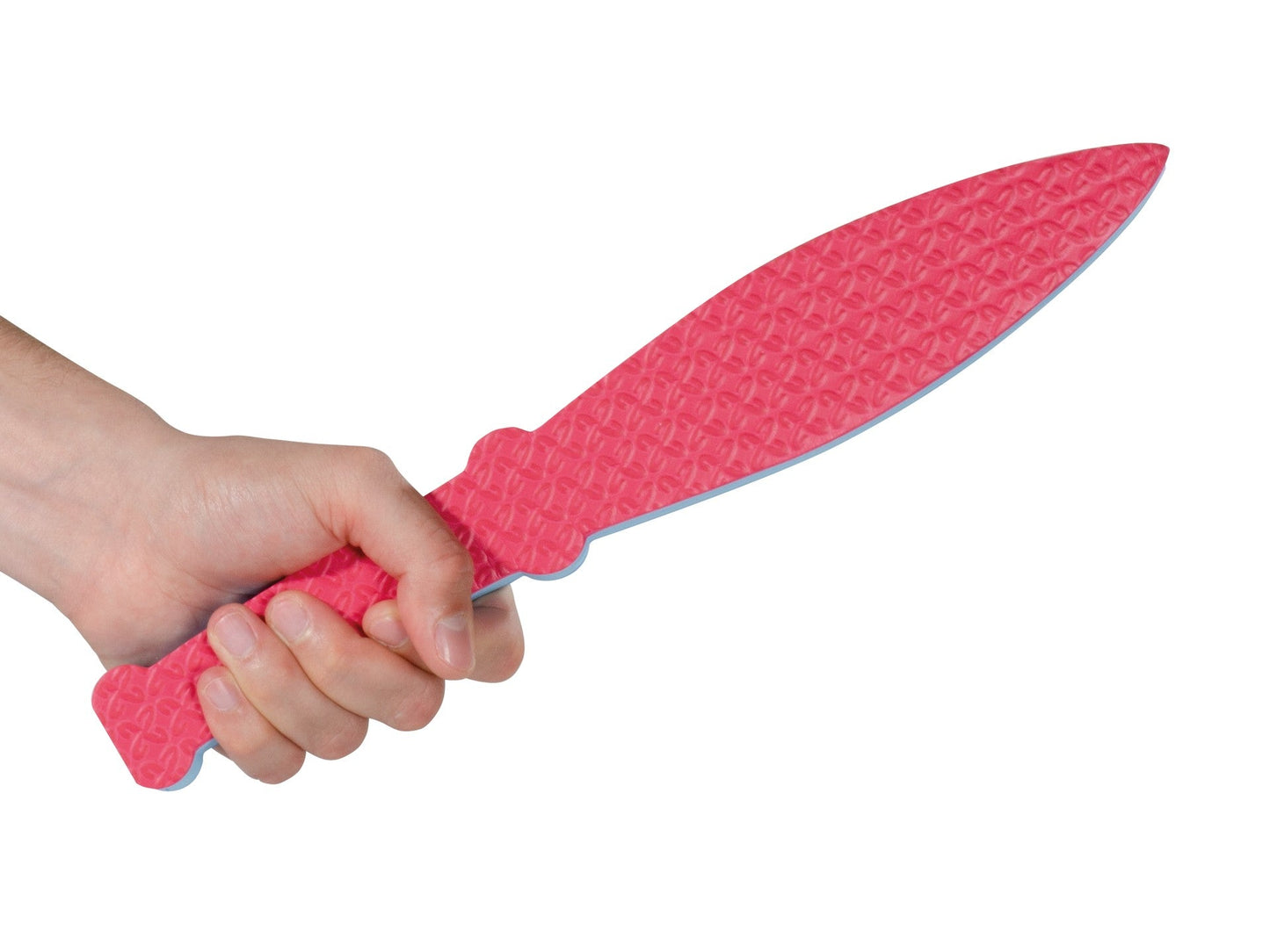 Couteau en mousse KWON (R) EVA rouge-bleu 30 cm couteau d'entraînement