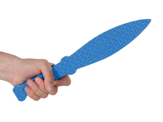 Couteau d'entraînement en mousse KWON (R) XPE rouge-bleu 33 cm