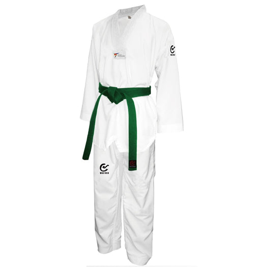 Tenue de Taekwondo WACOCU FALCON blanche homologuée WT - SET (veste, pantalon)