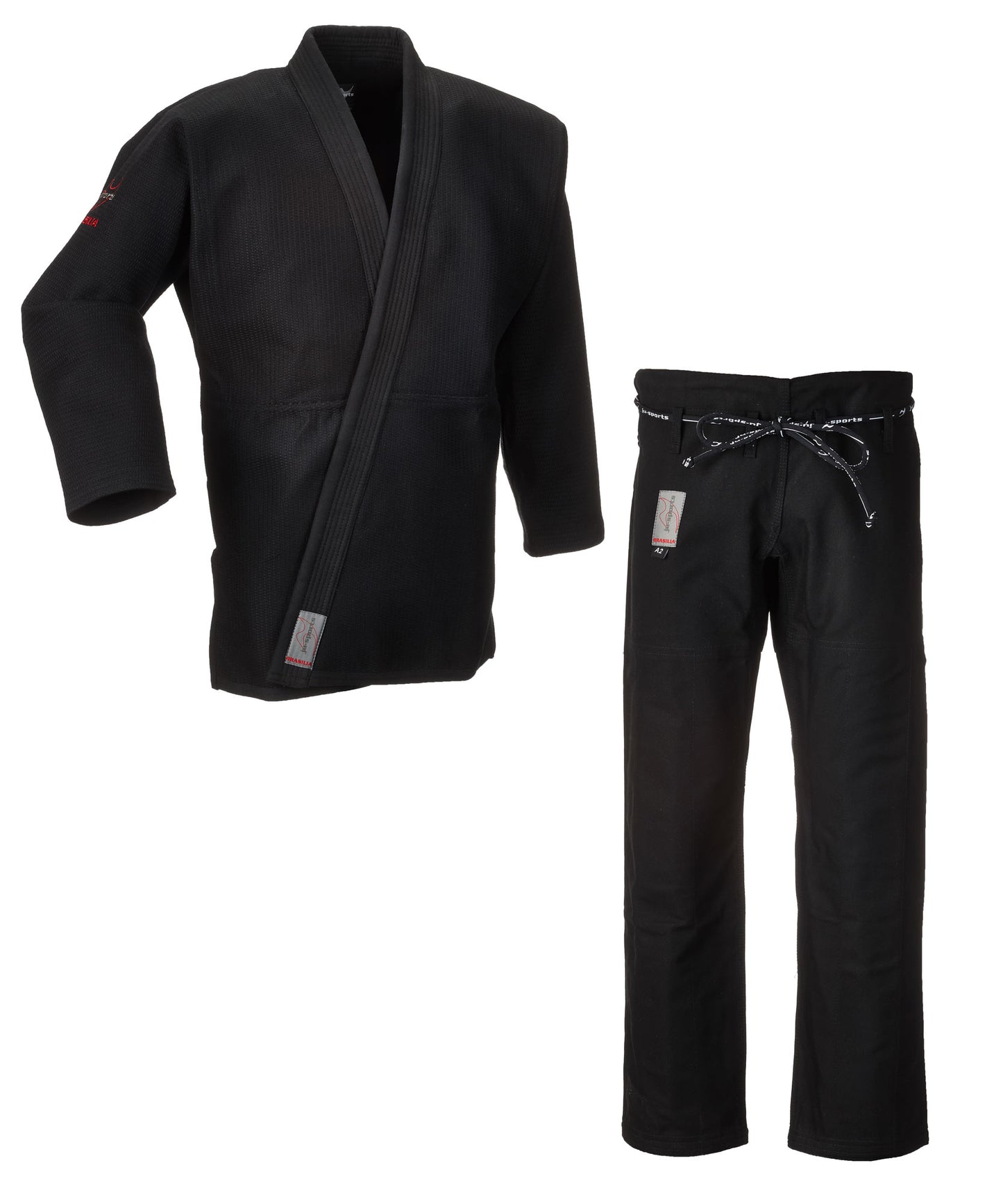 Combinaison de Ju-Jutsu Brasilia noire BJJ