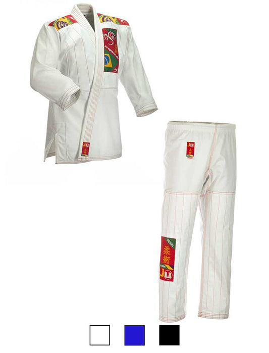 Combinaison de jiu-jitsu brésilien blanche pour enfants