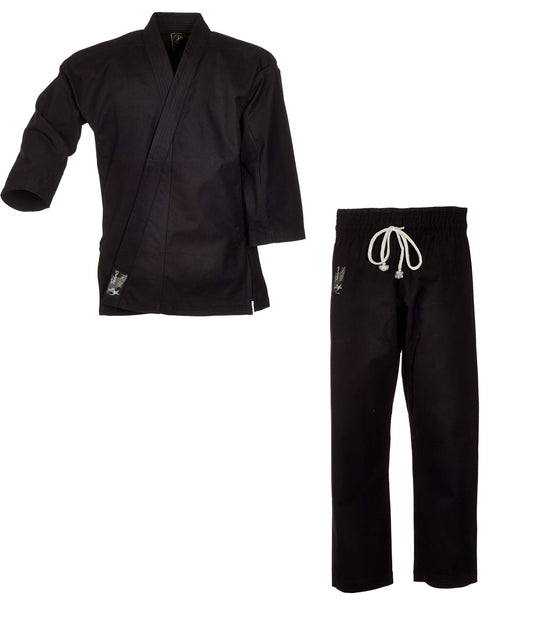 Combinaison de Ju-Jutsu Tenno Classic noire 14 oz lourde