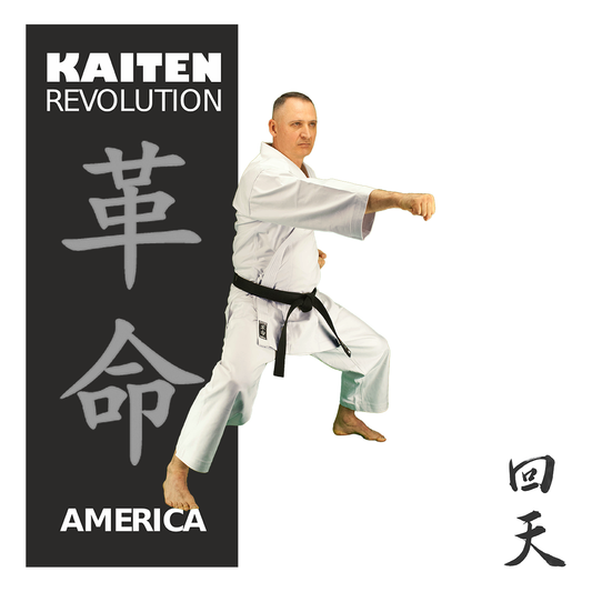 KAITEN Karate Suit America REGULAR - Karaté Gi blanc 14 oz coton - Pantalon avec cordon de serrage