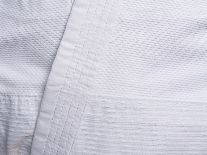 Tenue d'Aïkido Basix - blanche - 380 g - Ensemble kimono d'Aïkido - Veste d'Aïkido, pantalon d'Aïkido, ceinture d'Aïkido - Tenue débutant