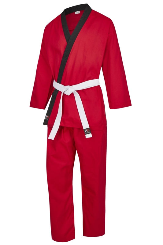 Tenue de karaté PX CHALLENGE rouge-noir Karategi