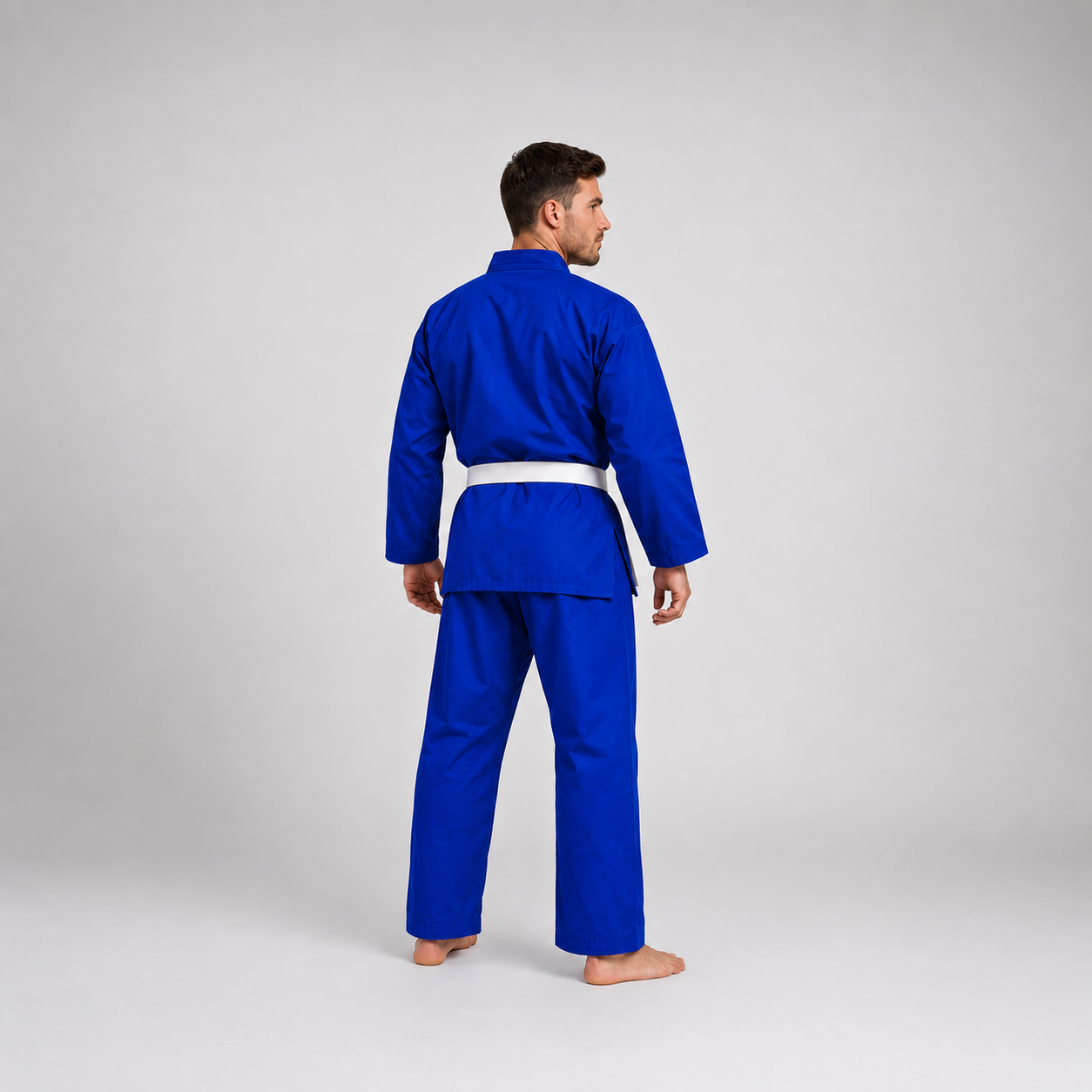 PX Kampfsport Anzug Blau - Color Edition V-Revers 8 oz