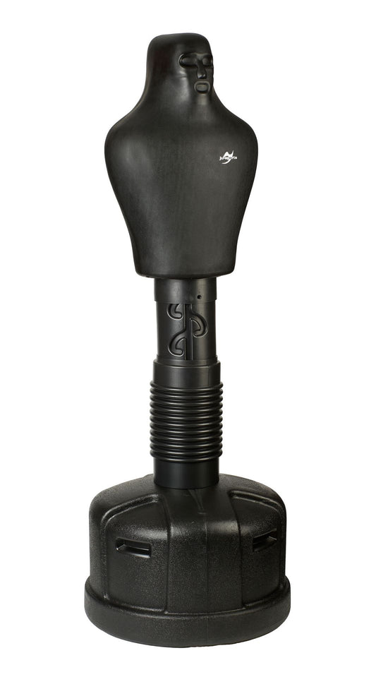 Standboxsack Dummy schwarz, höhenverstellbar bis 178 cm, Punching Man mit Standfuß