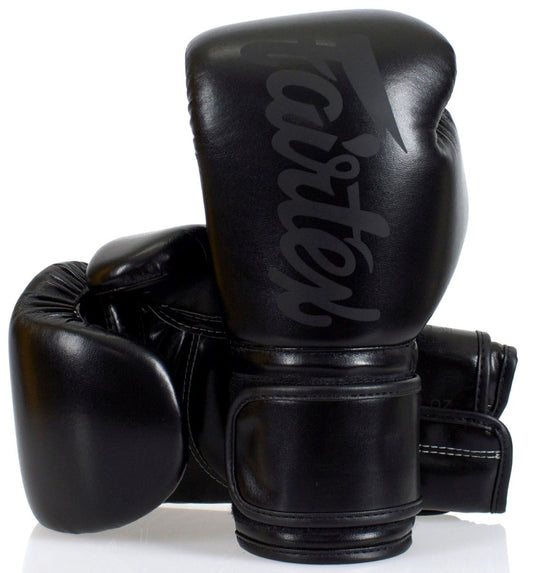 Gants de boxe FAIRTEX BGV14SB noirs avec logo noir